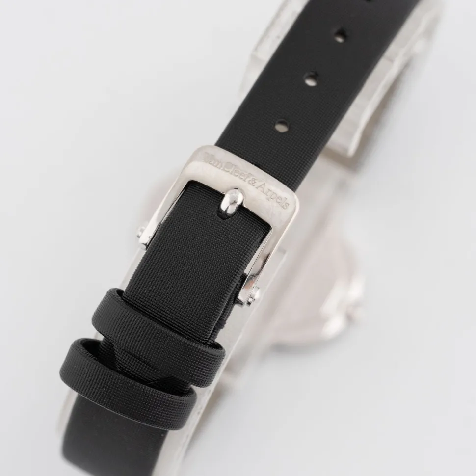 Van Cleef & Arpels Alhambra Wristwatch 18K White Gold Mother of Pearl Dial - HH59335