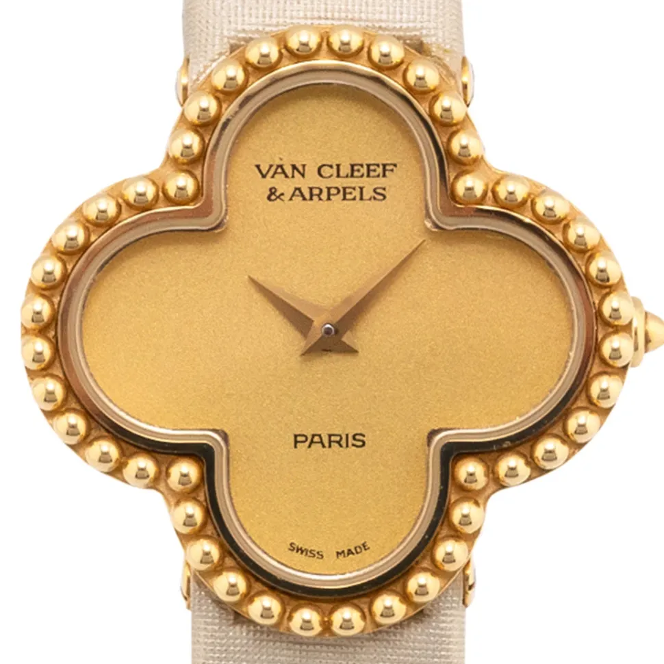 Van Cleef & Arpels Alhambra Wristwatch 18K Yellow Gold - 122974/WTYB00B2