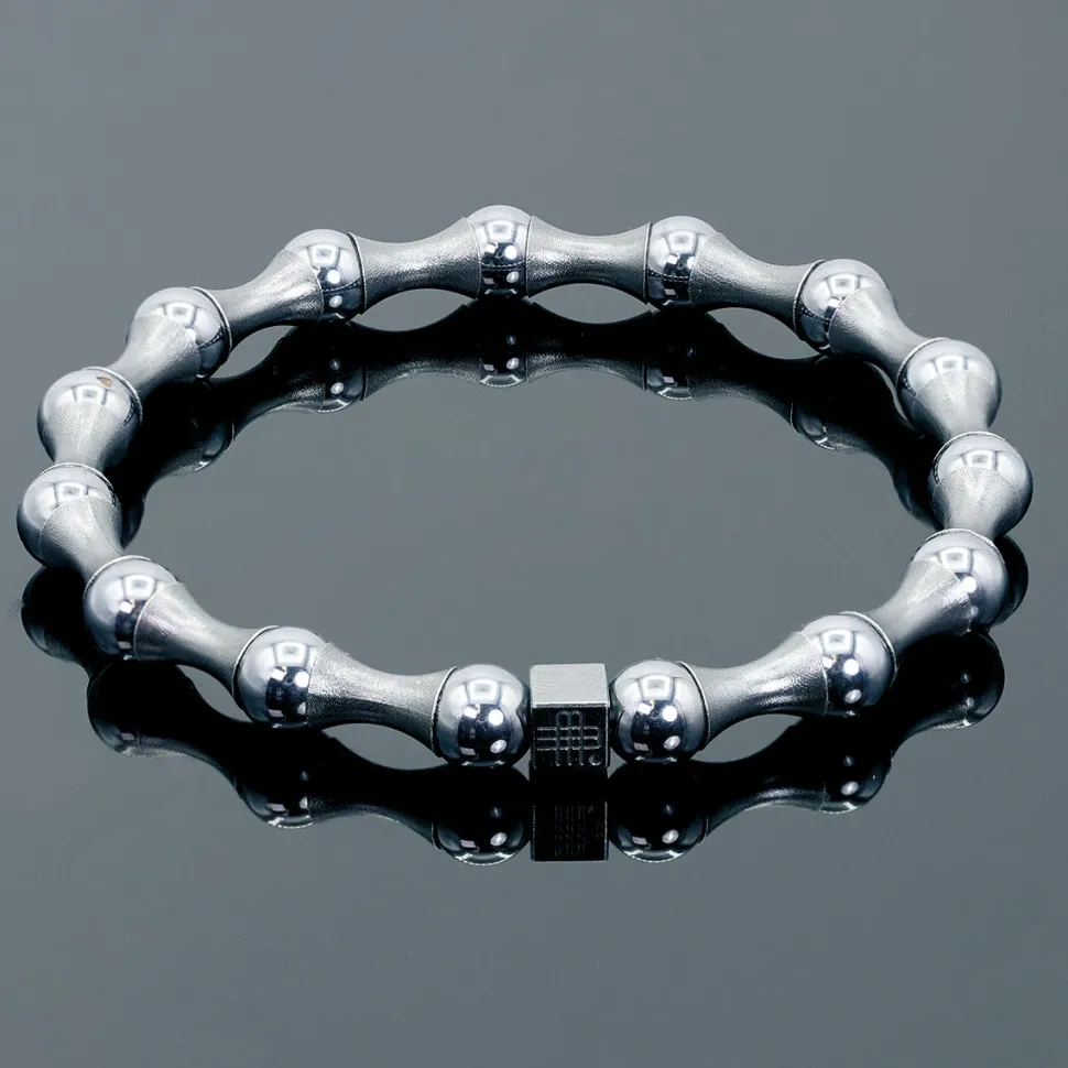 Gebauer&Gebauer Bracelet EARTH, 925 sterling silver with silicium A VERY UNIQUE PIECE