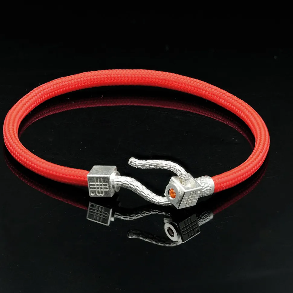 Gebauer & Gebauer Bracelet RED SEA - 925 sterling silver with an orange topaz