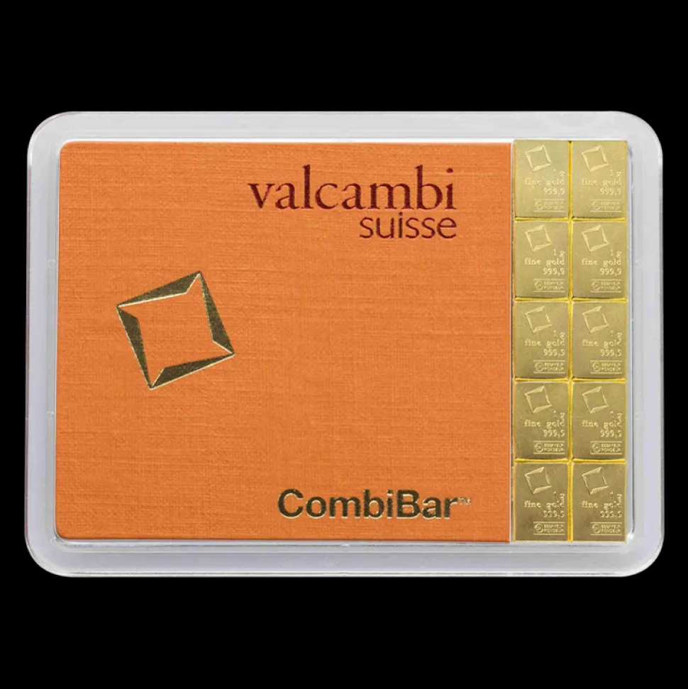 Geiger Edelmetalle Combi Barren - 10 g Gold .9999 (10 x 1 g) Valcambi