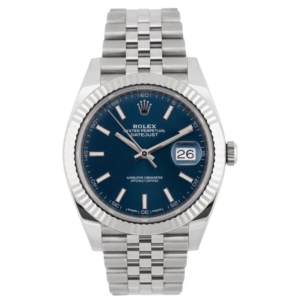 Rolex Datejust 41mm Blue Dial 2024 Jubilee - 126334