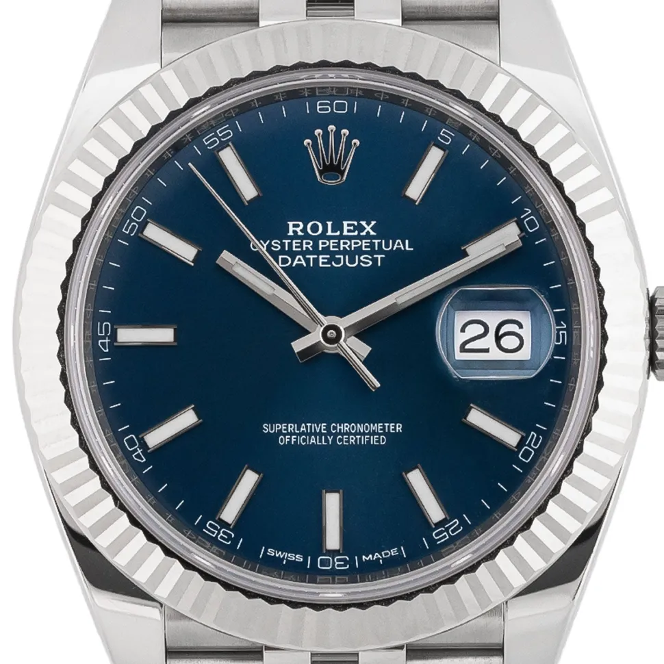 Rolex Datejust 41mm Blue Dial 2024 Jubilee - 126334