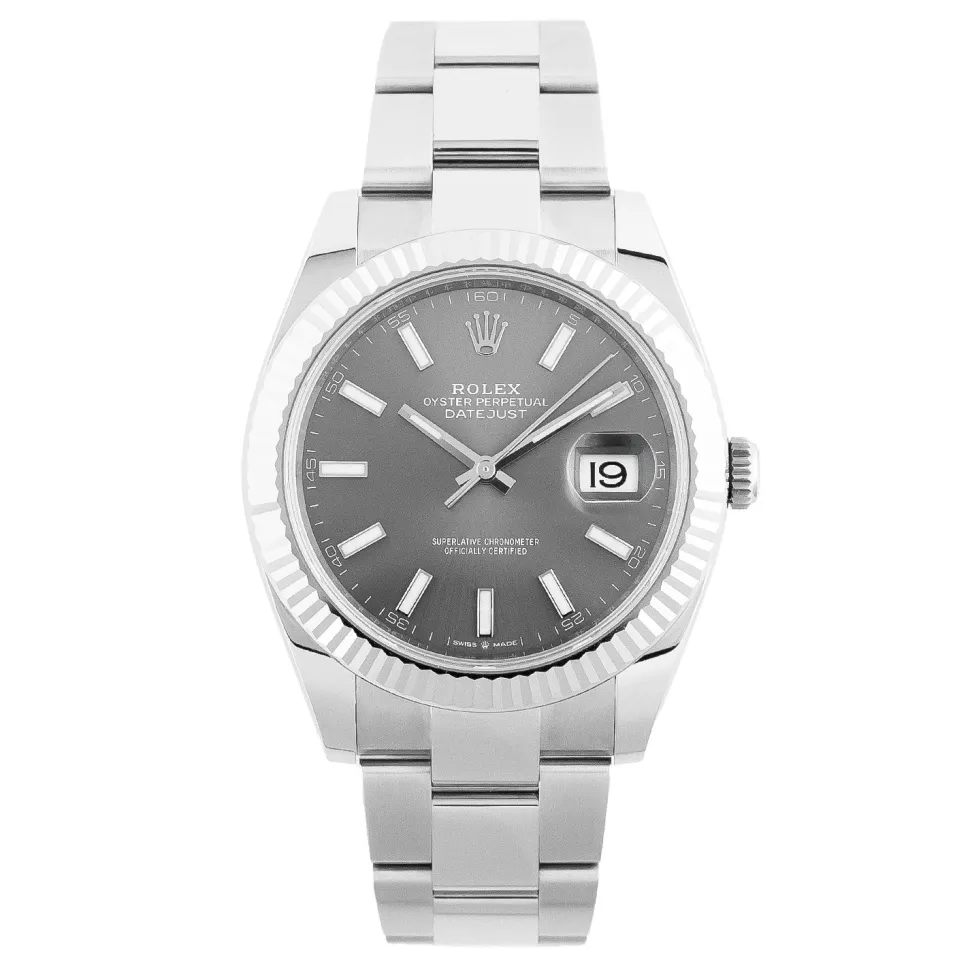 Rolex Datejust 41mm Rhodium Dial 2024 Oyster LC100 - 126334