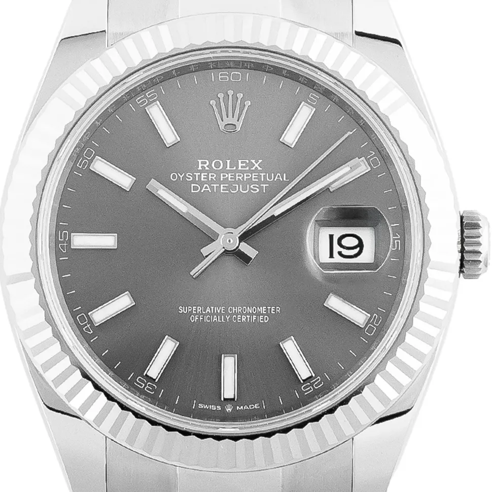 Rolex Datejust 41mm Rhodium Dial 2024 Oyster LC100 - 126334