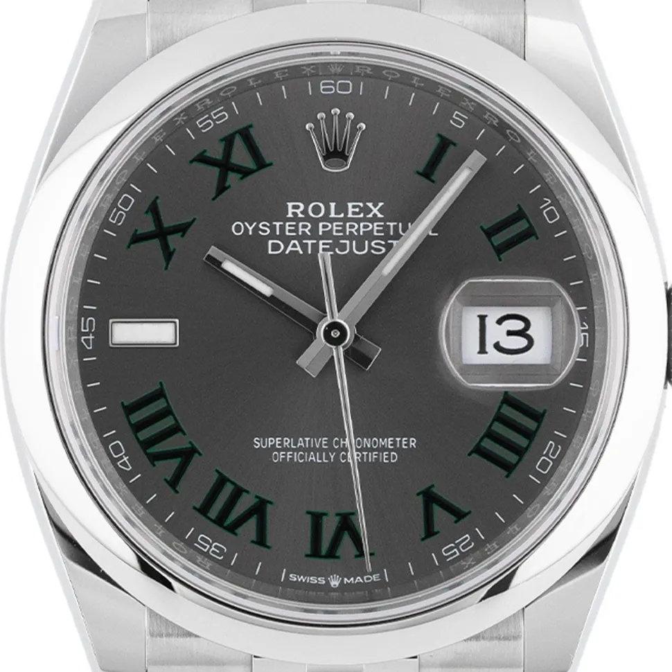 Rolex Datejust 36mm Wimbledon Dial 2024 Jubilee - 126200