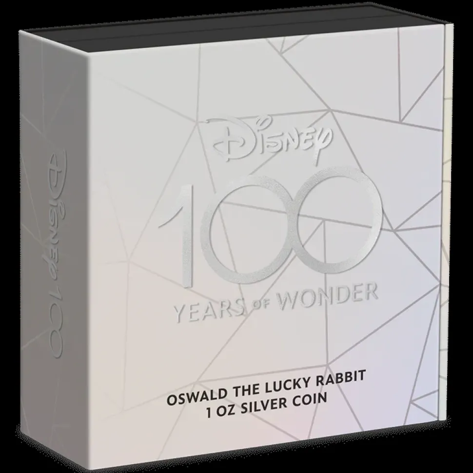 New Zealand Mint Disney 100 Years of Wonder – Oswald the Lucky Rabbit 1oz Silver Coin
