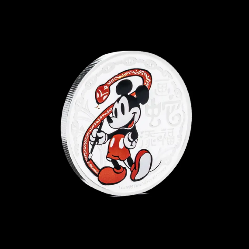 New Zealand Mint Disney Lunar – Happy Year of the Snake - 1oz Silver Coin