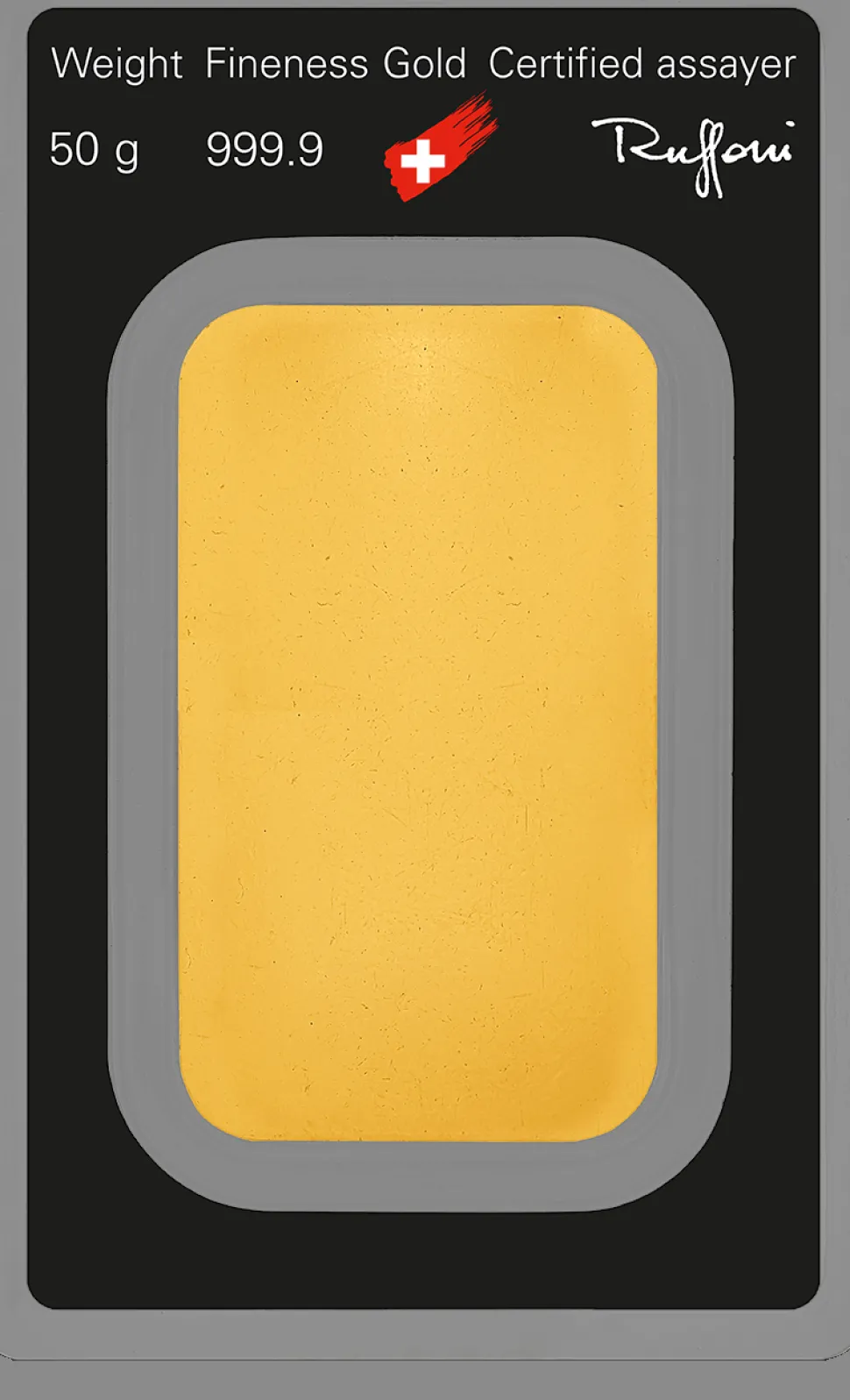 Argor Heraeus 50g gold bar Heraeus