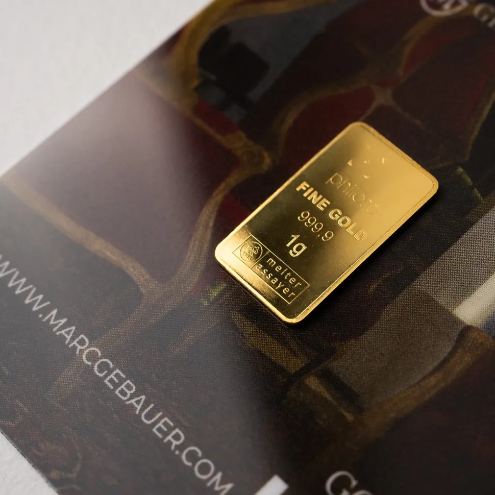 Marc Gebauer 1 g Philoro gold bar