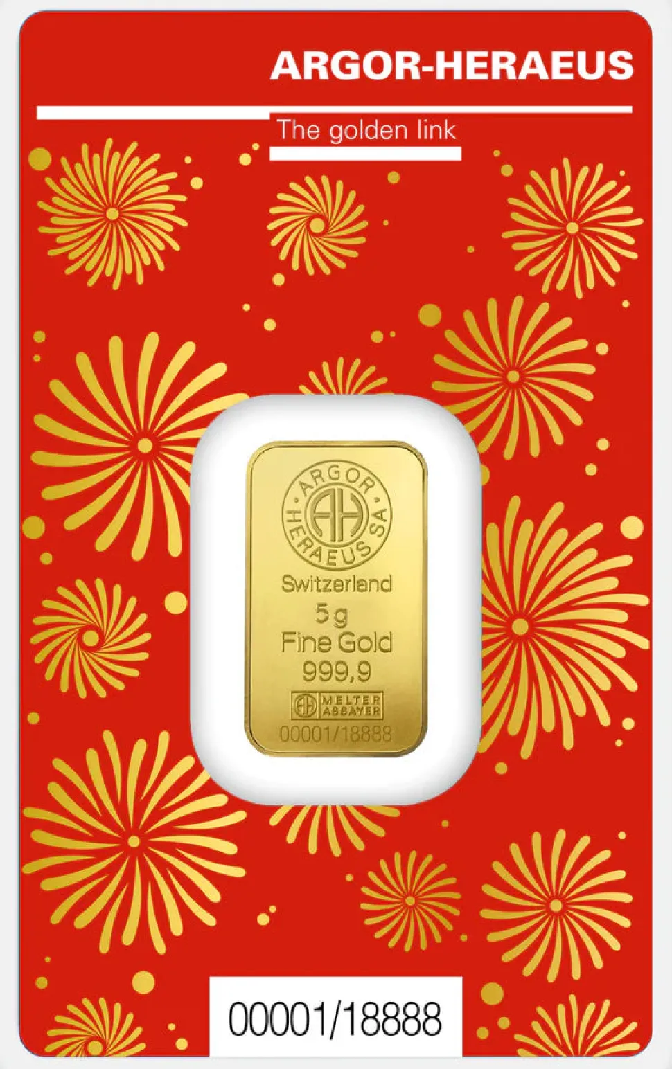 Argor Heraeus 5 g YEAR OF THE DRAGON 2024 - Limited Edition HERAEUS