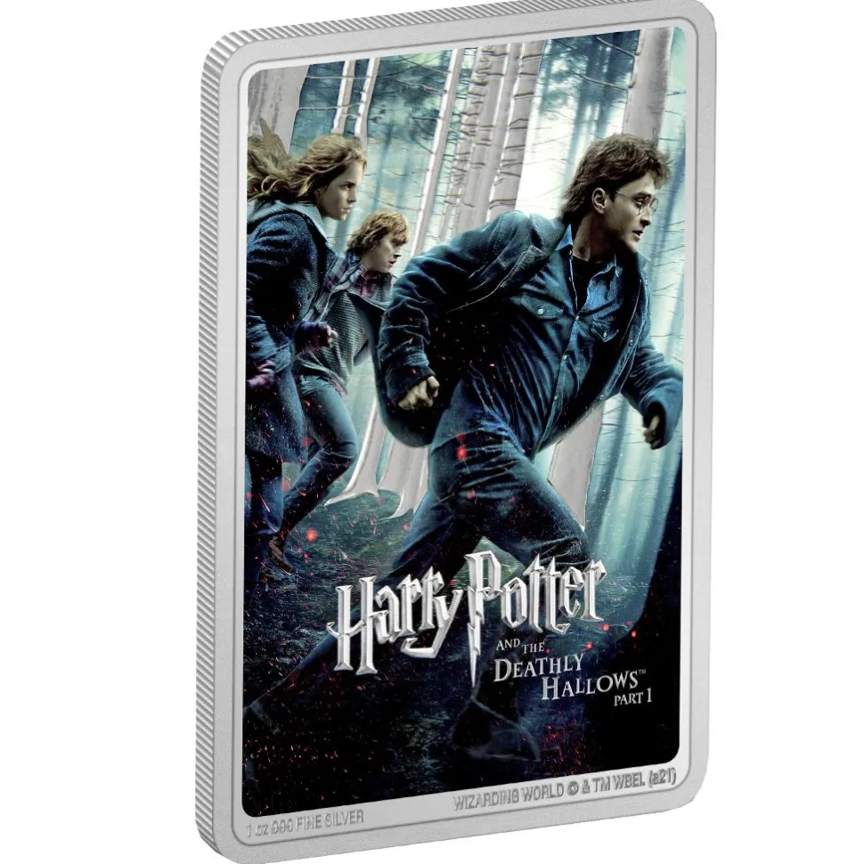 New Zealand Mint HARRY POTTER™ Movie Poster - Harry Potter and the Deathly Hallows Part 1™ 1oz Silver Coin