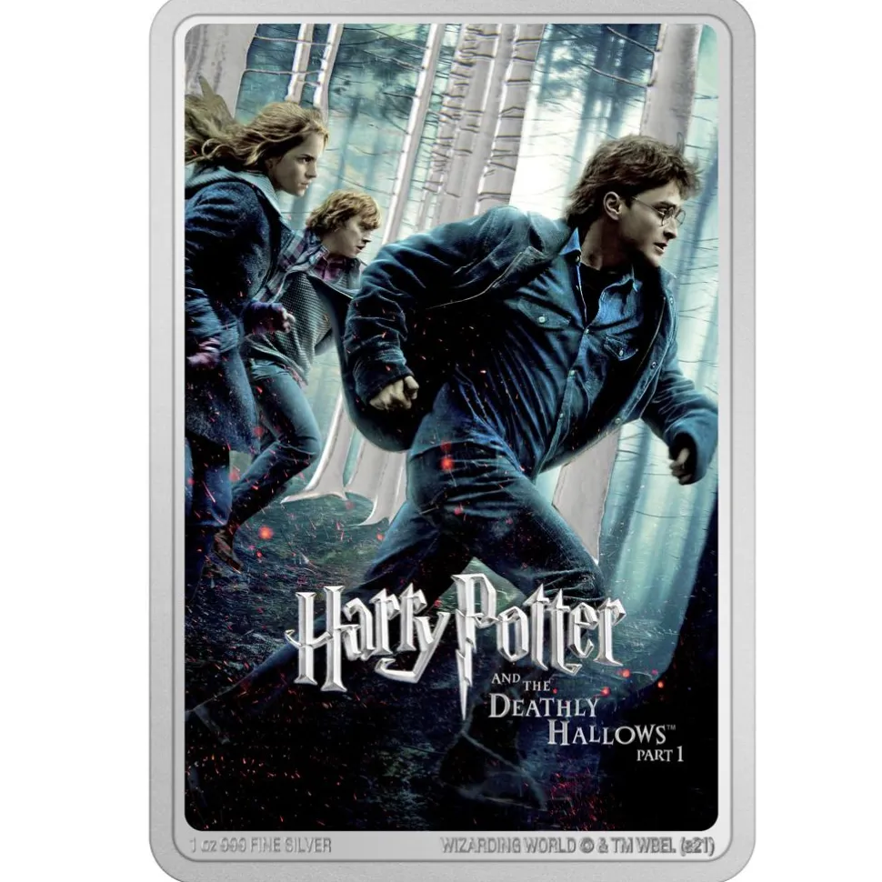 New Zealand Mint HARRY POTTER™ Movie Poster - Harry Potter and the Deathly Hallows Part 1™ 1oz Silver Coin