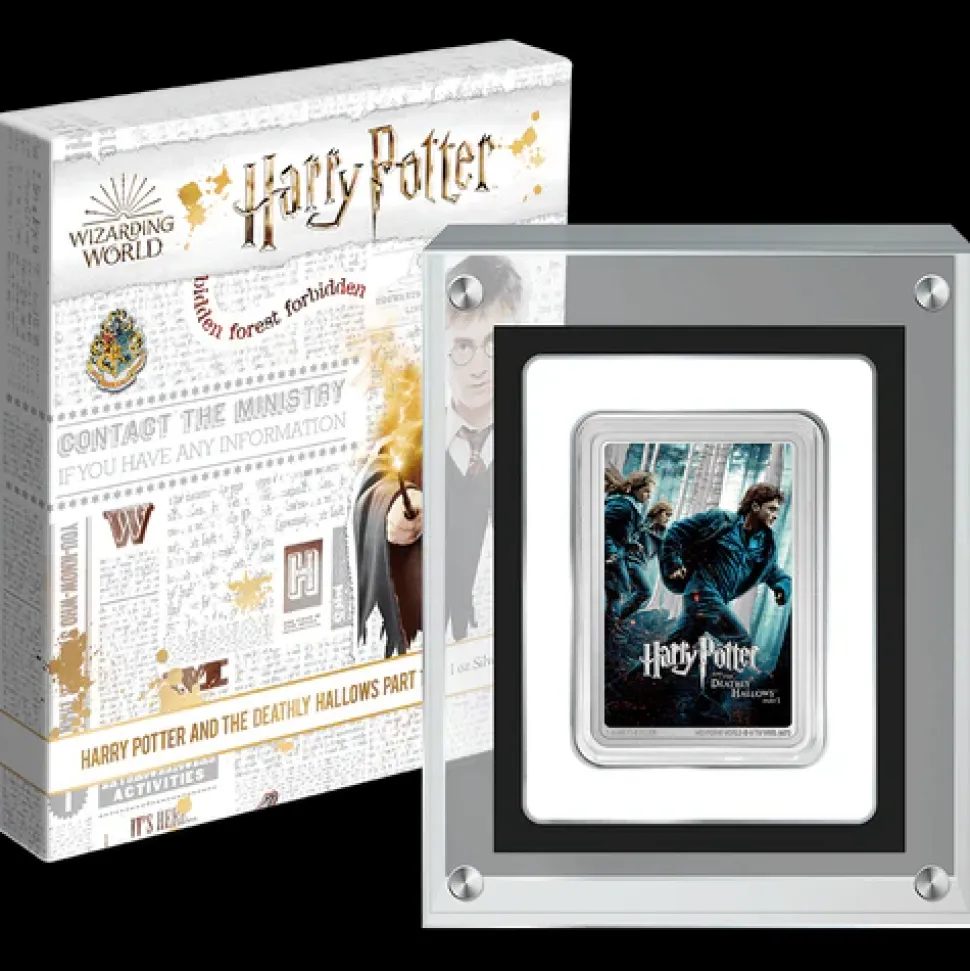 New Zealand Mint HARRY POTTER™ Movie Poster - Harry Potter and the Deathly Hallows Part 1™ 1oz Silver Coin