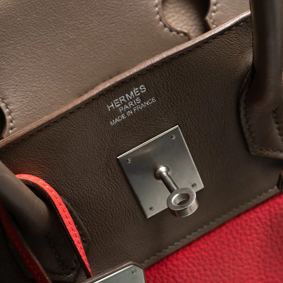 Hermes Birkin 35 Hermés Limited Edition 35cm Tri-Color