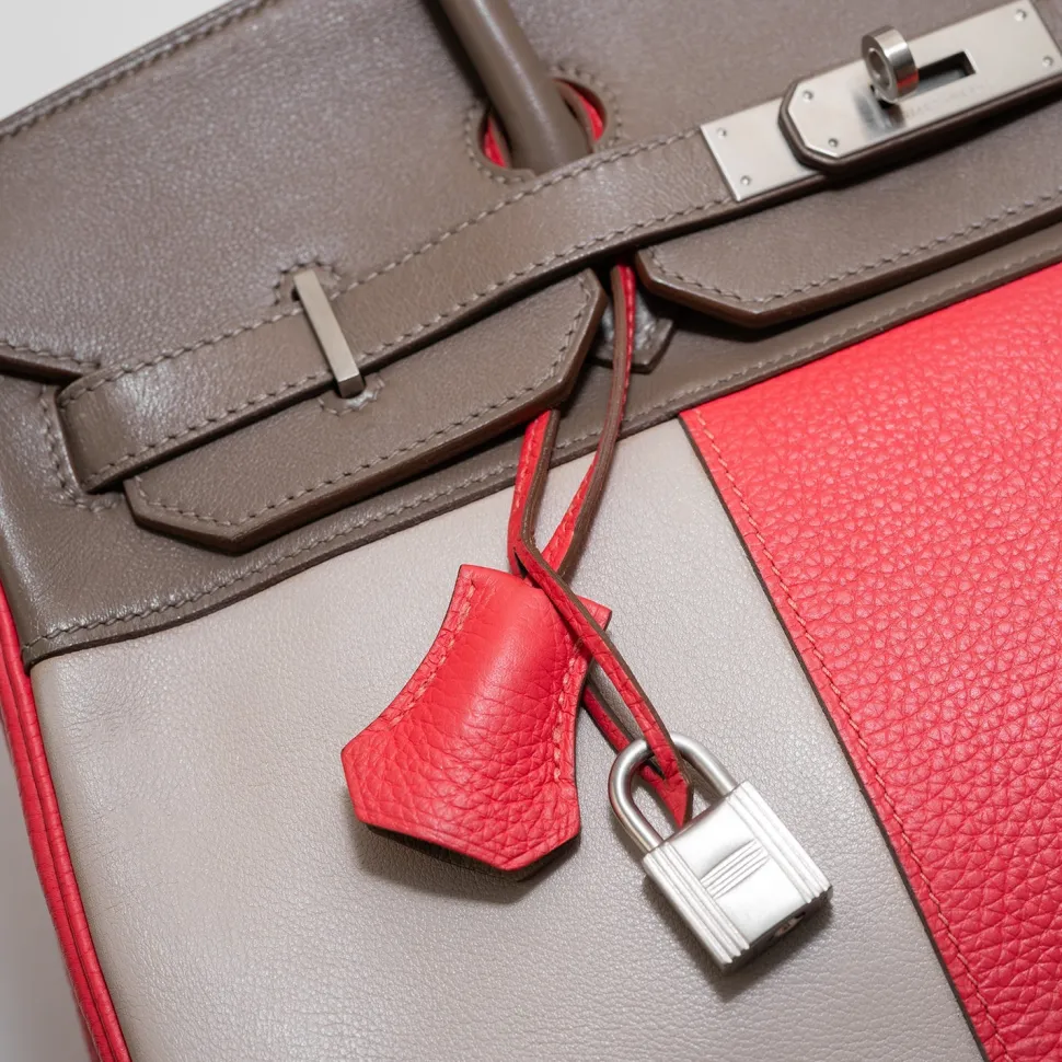 Hermes Birkin 35 Hermés Limited Edition 35cm Tri-Color