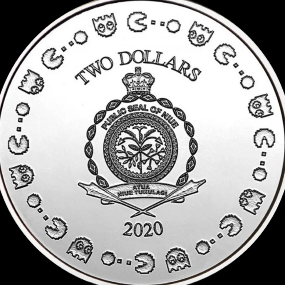 Diverse 1 ounce of silver 40 years of Pacman 2020 (circulation: 4,000 | colored)