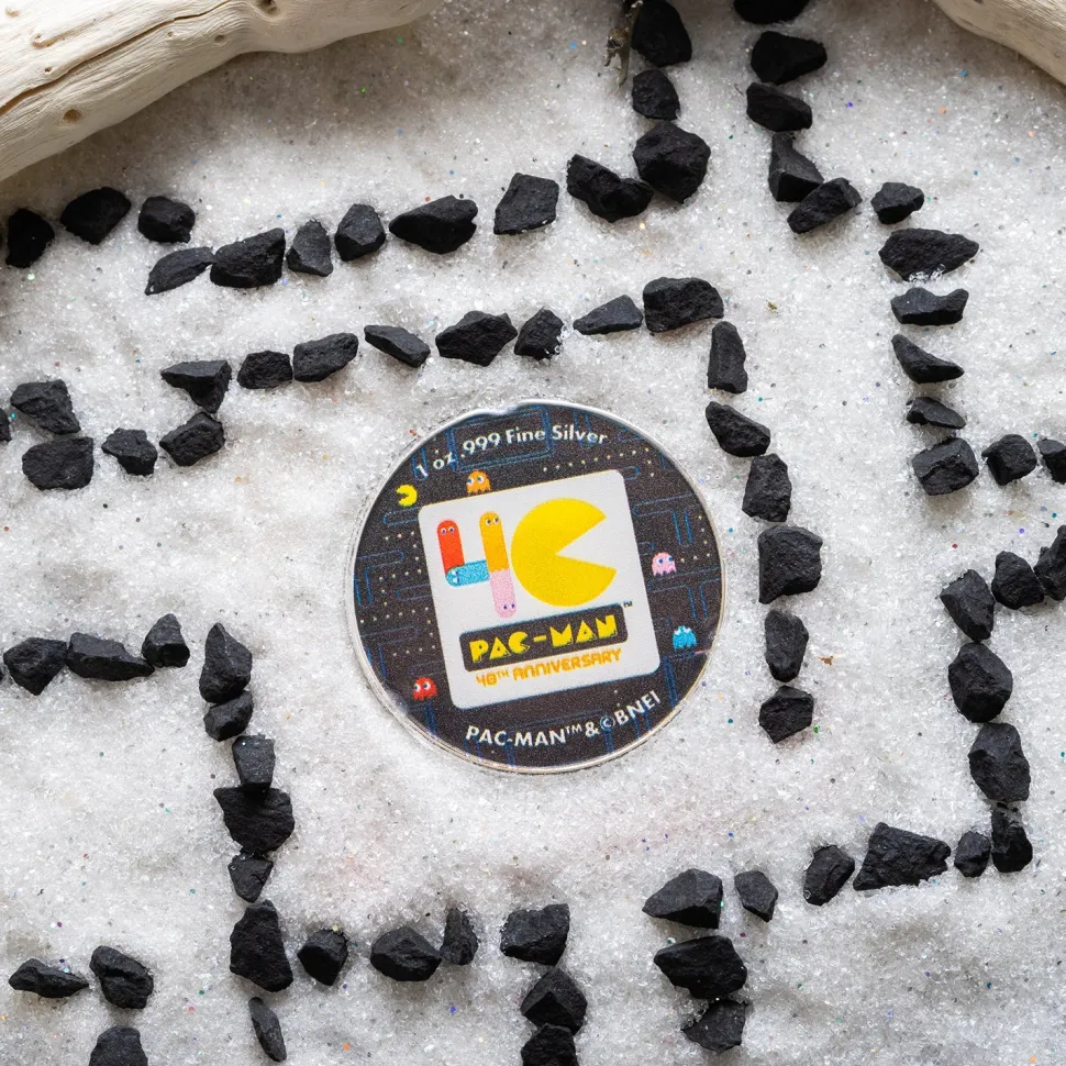 Diverse 1 ounce of silver 40 years of Pacman 2020 (circulation: 4,000 | colored)