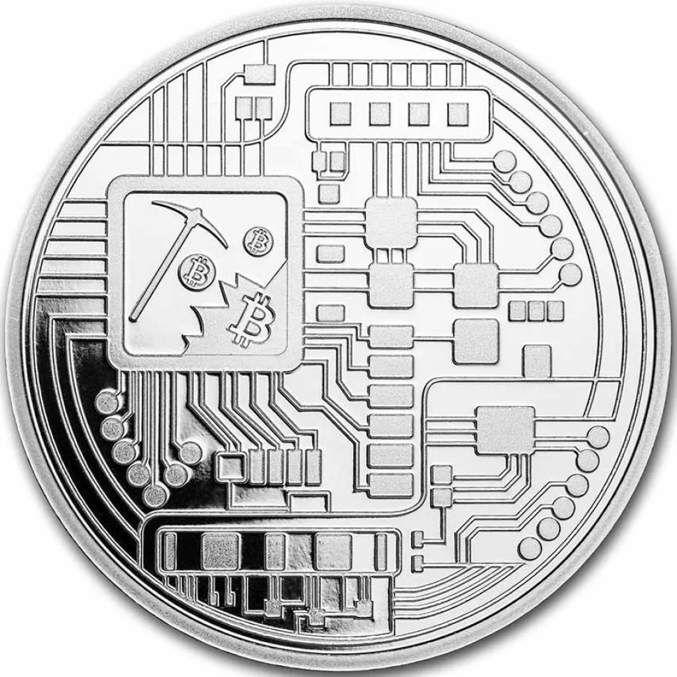 Diverse 1 ounce of silver Bitcoin