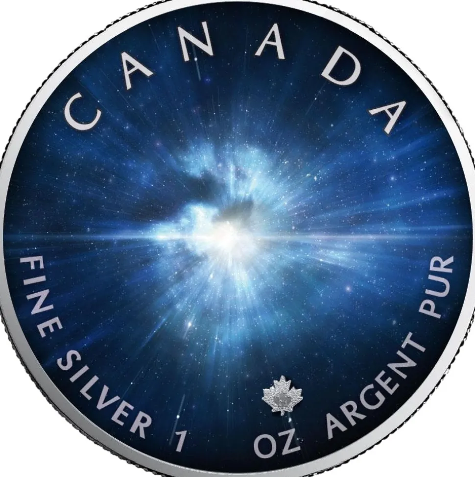 Royal Canadian Mint 1 ounce Silver Maple Leaf Big Bang 2023 The Universe (Mintage: 2,500)