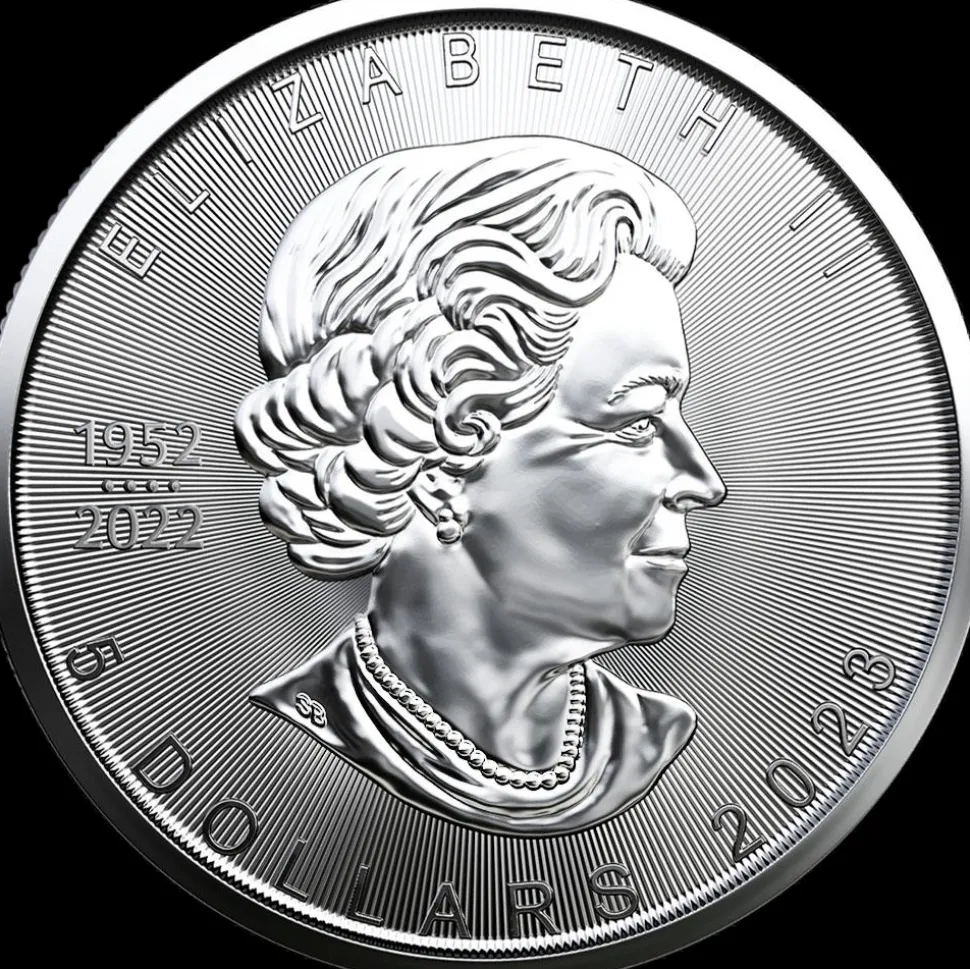 Royal Canadian Mint 1 ounce Silver Maple Leaf Meteroit 2023 The Universe (Mintage: 2,500)