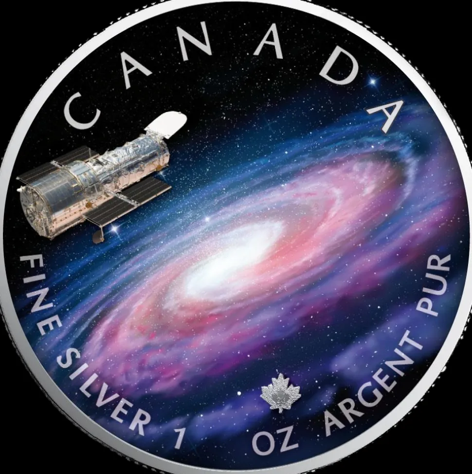 Royal Canadian Mint 1 ounce Silver Maple Leaf Milky Way 2023 The Universe (Mintage: 2,500)