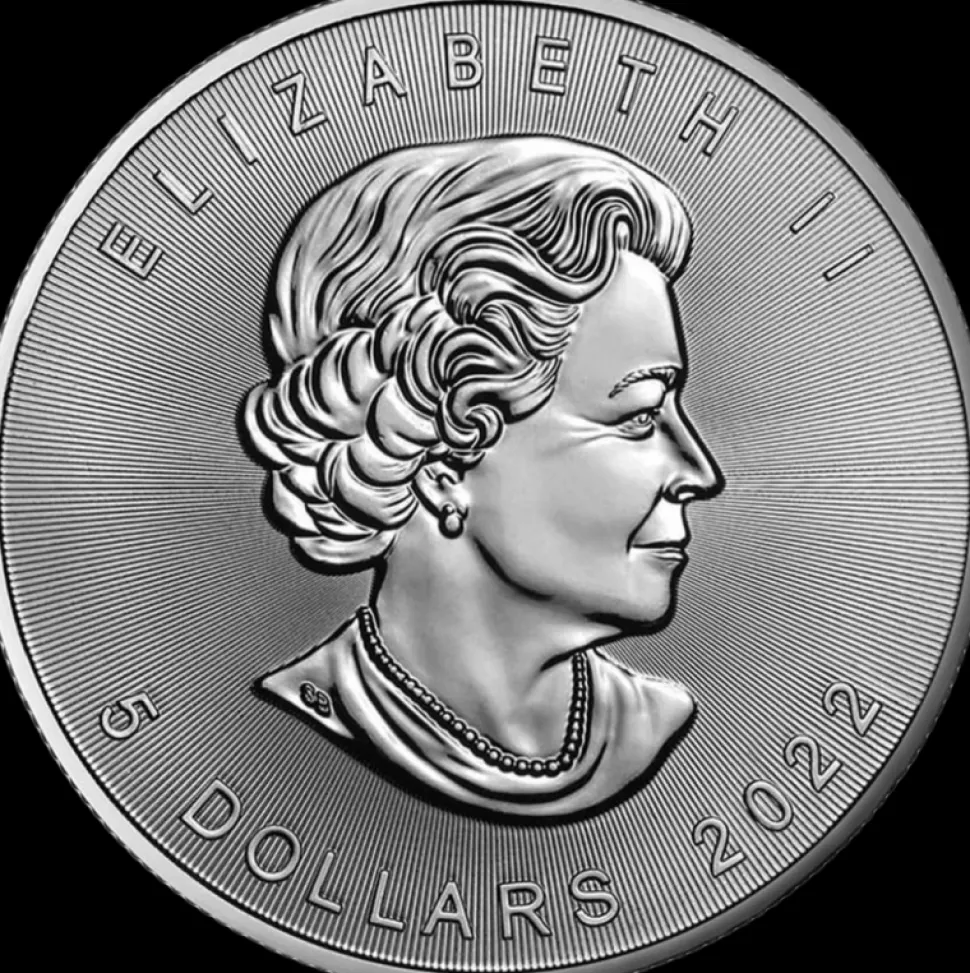Royal Canadian Mint 1 ounce Silver Maple Leaf Solar System Jupiter 2022 (Mintage: 2,500)