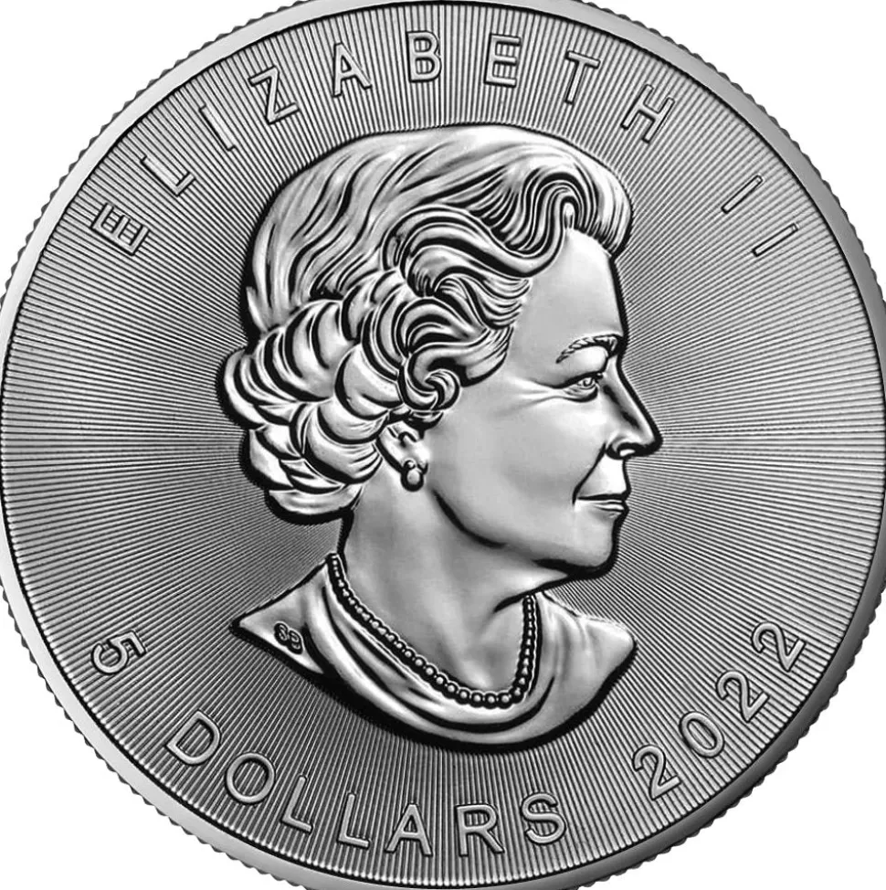 Royal Canadian Mint 1 ounce Silver Maple Leaf Solar System Neptune 2022 (Mintage: 2,500)