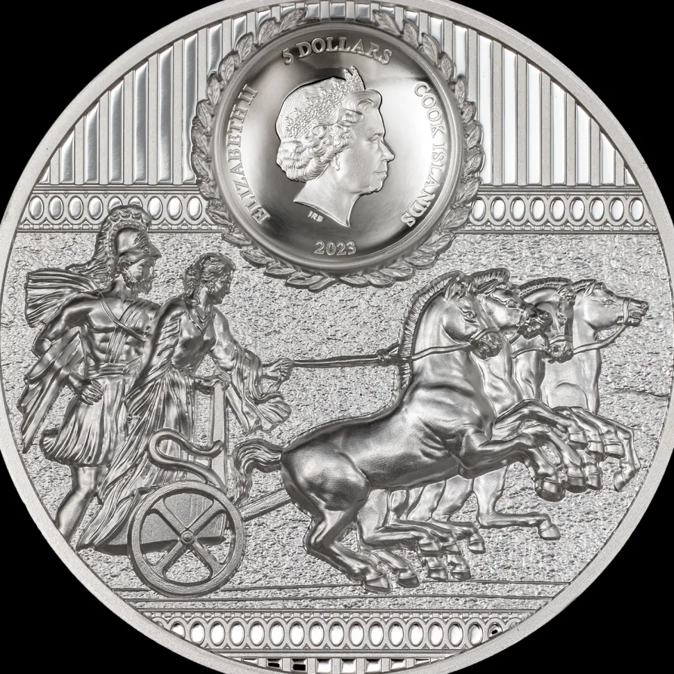 B.H. Mayer 1 ounce Silver Sparta 2023 Proof HR (Mintage: 1,500 | High Relief | Proof)