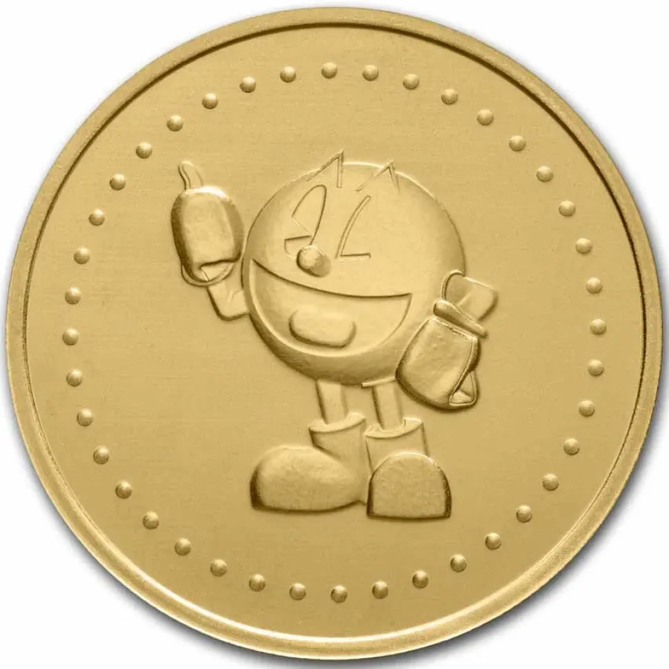 Diverse 1 oz Gold - Slot Medal - PAC-MAN Game Token