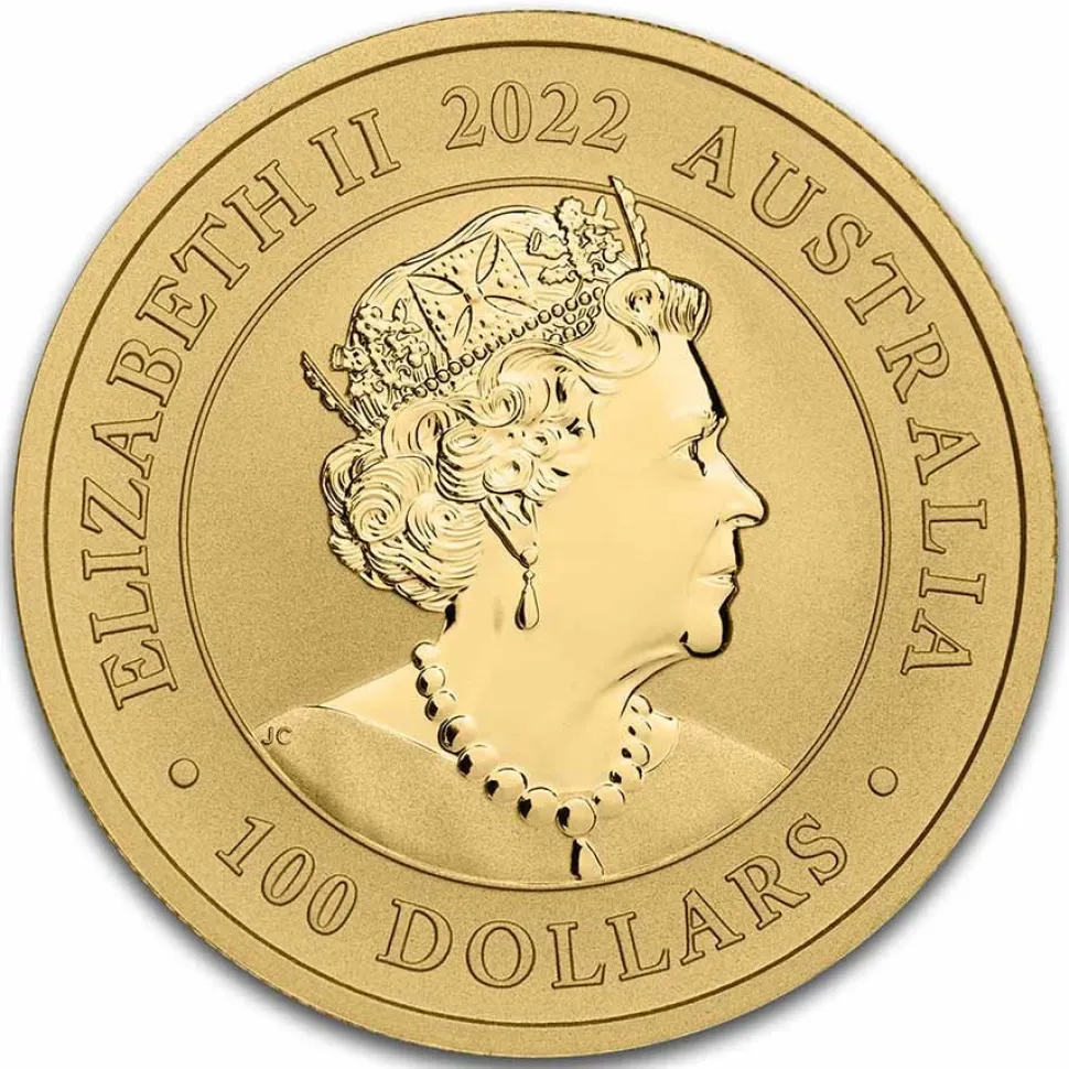 Perth Mint 1 oz Gold - Swan Australia 2022 BU