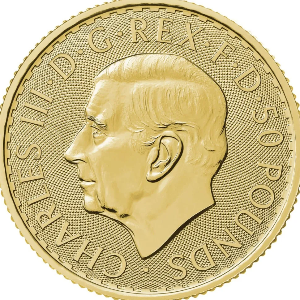 Royal Mint: The British Royal Mint 1/2oz Gold Britannia 2025 (Charles III.)