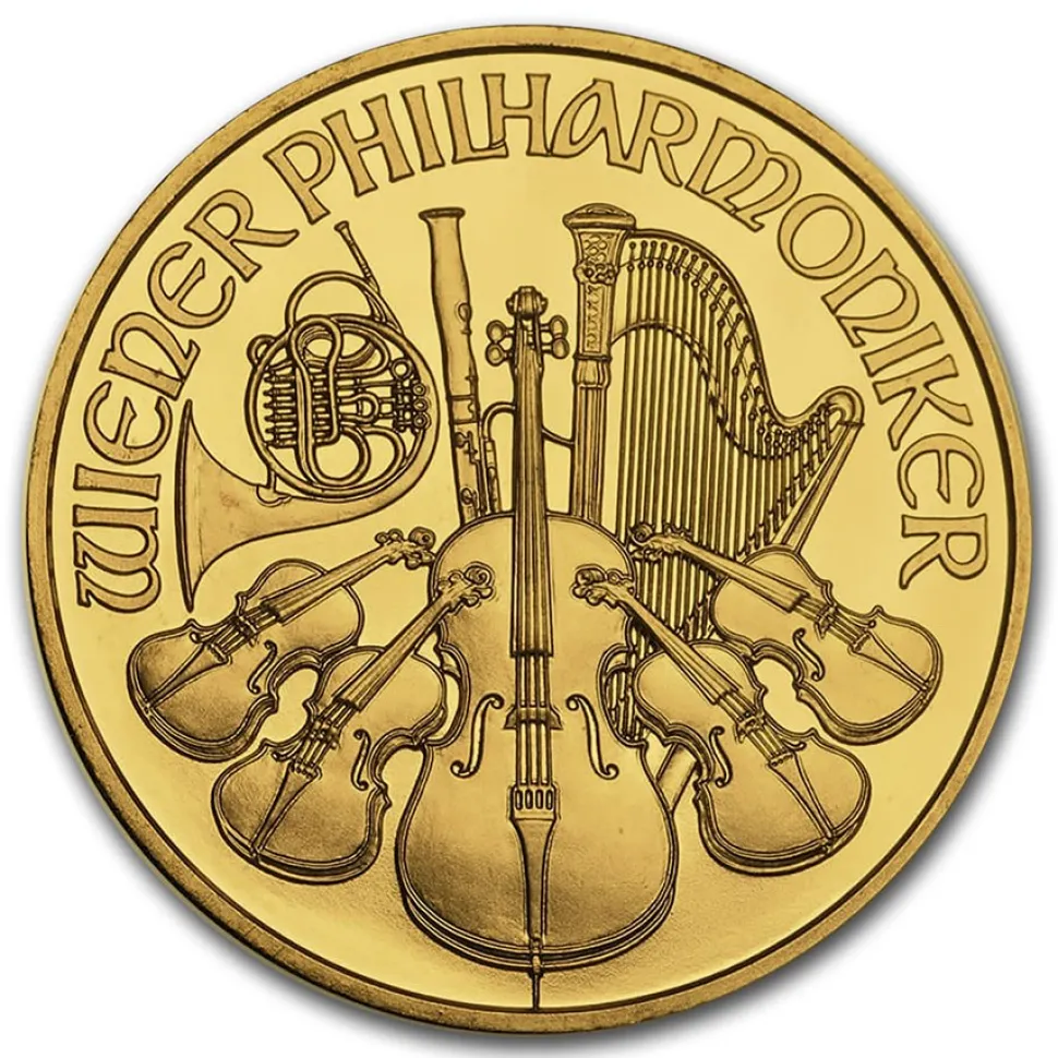 Münze Österreich 1oz Gold Philharmoniker 2024