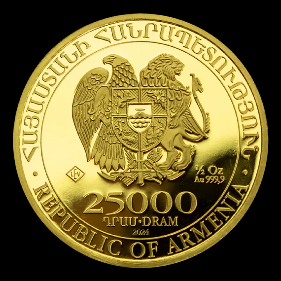 LEV 1/2oz Noahs Ark 2024 - Armenian Gold Coin