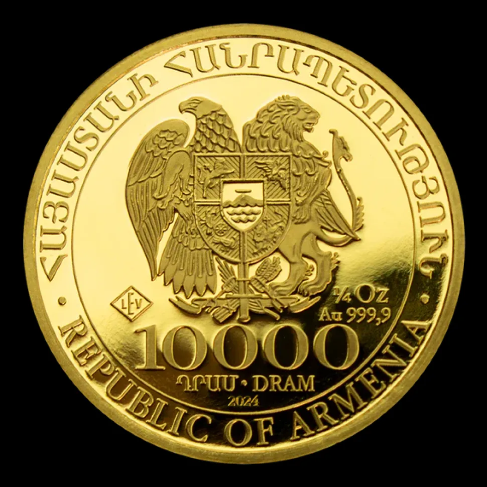 LEV 1/4oz Noahs Ark 2024 - Armenian Gold Coin