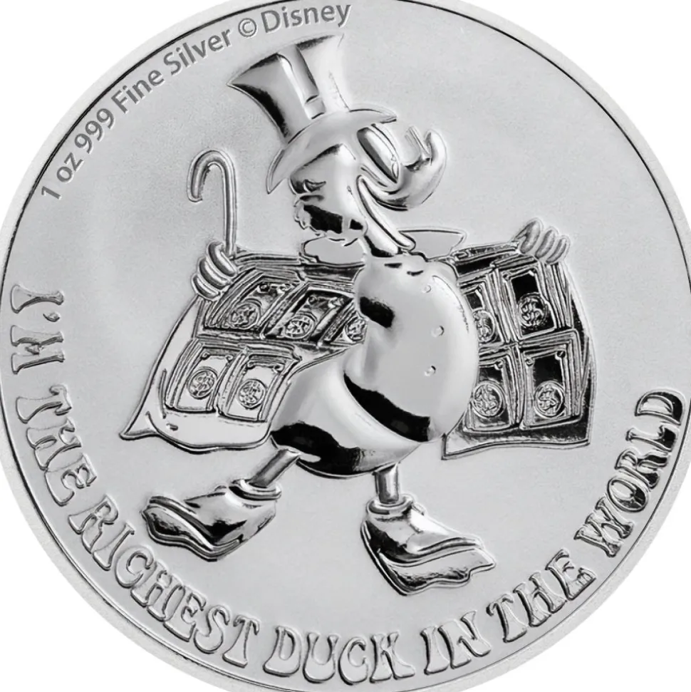 New Zealand Mint 1 oz Silver 75 years of Scrooge McDuck 2022 (edition 15,000)