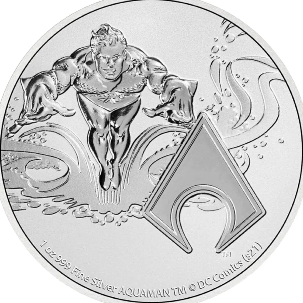 New Zealand Mint 1oz Silver Aquaman 2022 (Edition. 15.000)