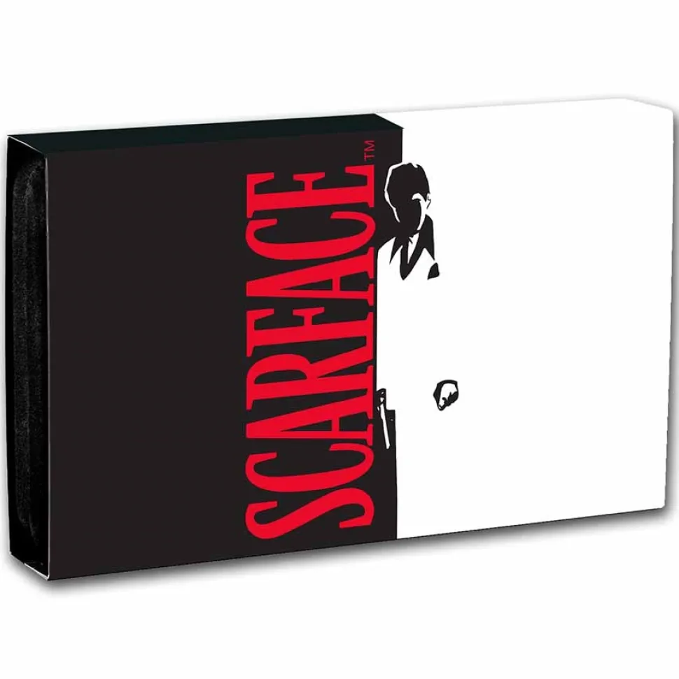 Diverse 4oz Silver Bar Scarface 40th Anniversary Colorized