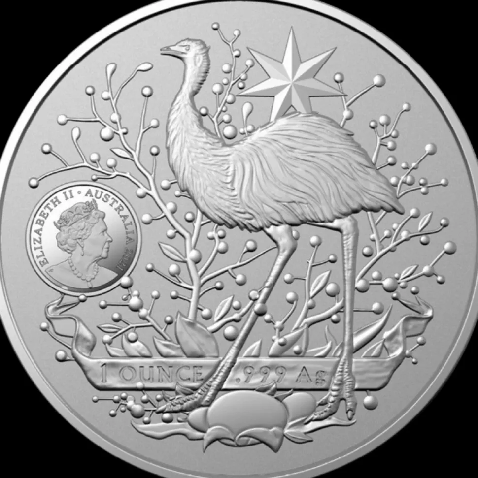 The Royal Australian Mint 1oz Silver Coat of Arms Australia 2021 Australia´s Coat of Arms (Edition:50.000)