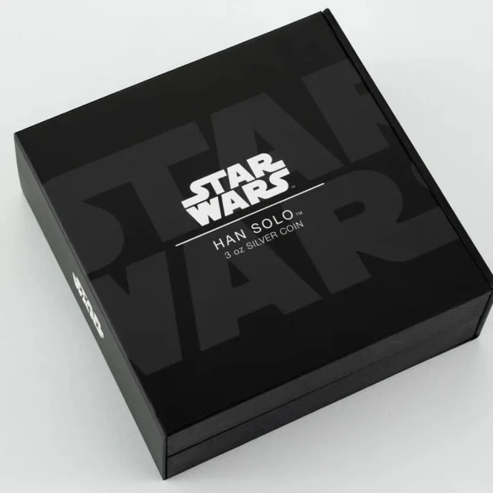 New Zealand Mint 3oz Silver Coin Star Wars Han Solo 2023 PP (Edition: 999 | polished plate | Niue)