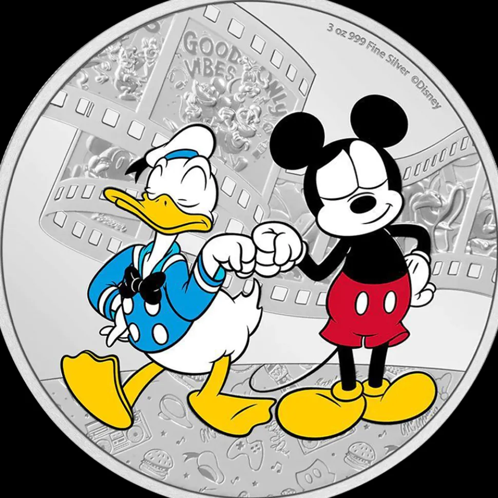 New Zealand Mint 3 oz Silver Donald Duck Mickey & Friends Walt Disney 2023 (edition: 1,000 | colored | proof)