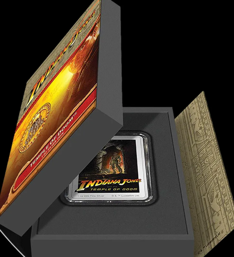 New Zealand Mint 1oz silver Indiana Jones Temple of Doom 2023 proof (edition: 1,984 | colored | proof)