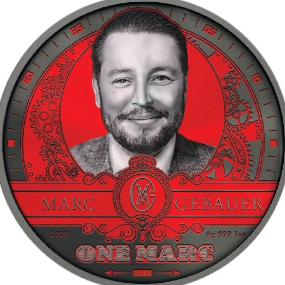 Marc Gebauer x Kettner Metalle 1oz Silver Marc Gebauer PP Dark Side (Edition: 100 | Polished Plate)