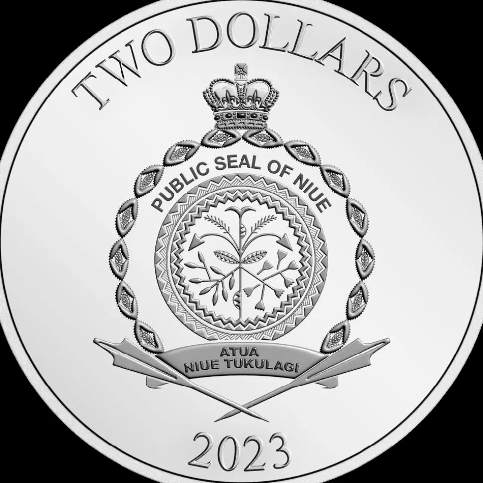 New Zealand Mint 1oz Silver Marvel Captain America 2023 PP (Edition: 5.000 | colored | Polished Plate)