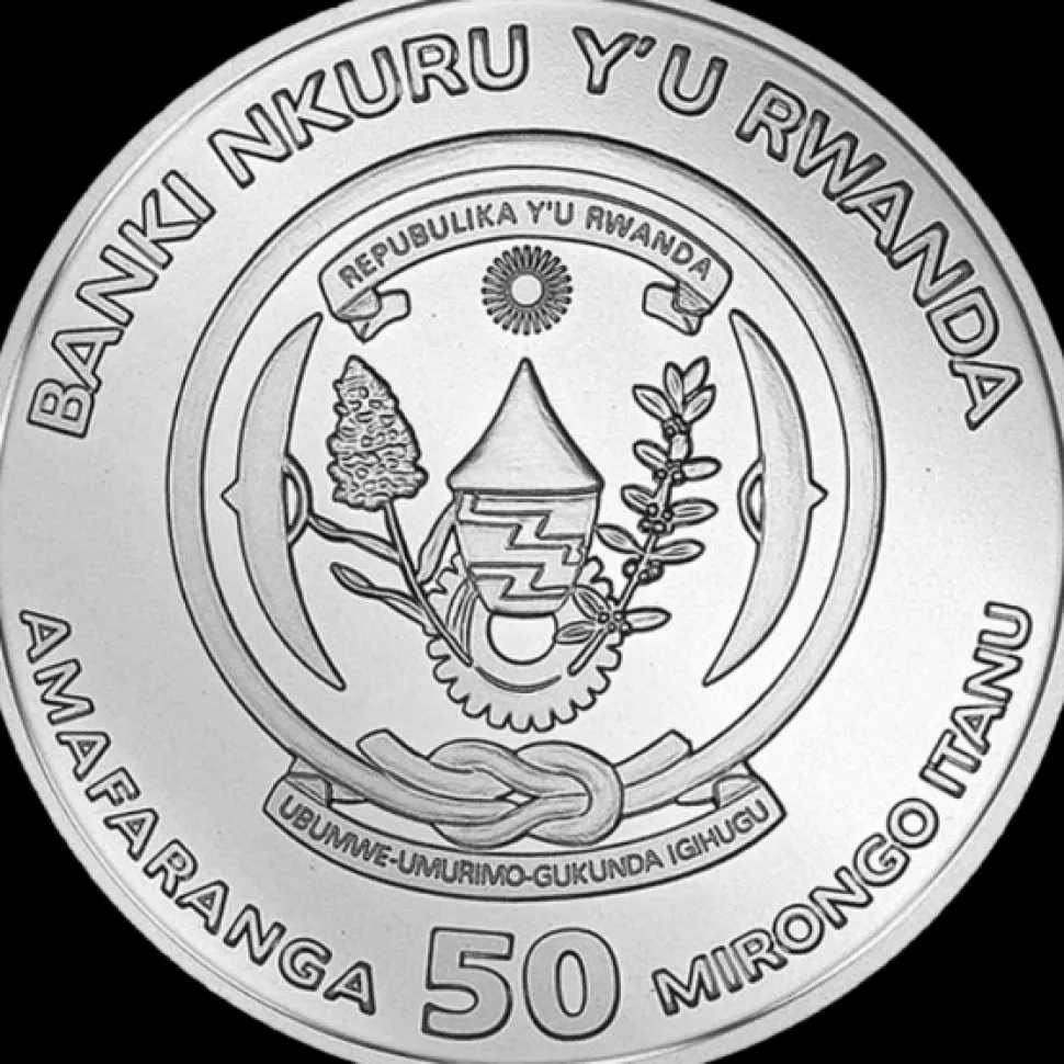 New Zealand Mint 1 oz silver Rwanda Lunar Tiger 2022