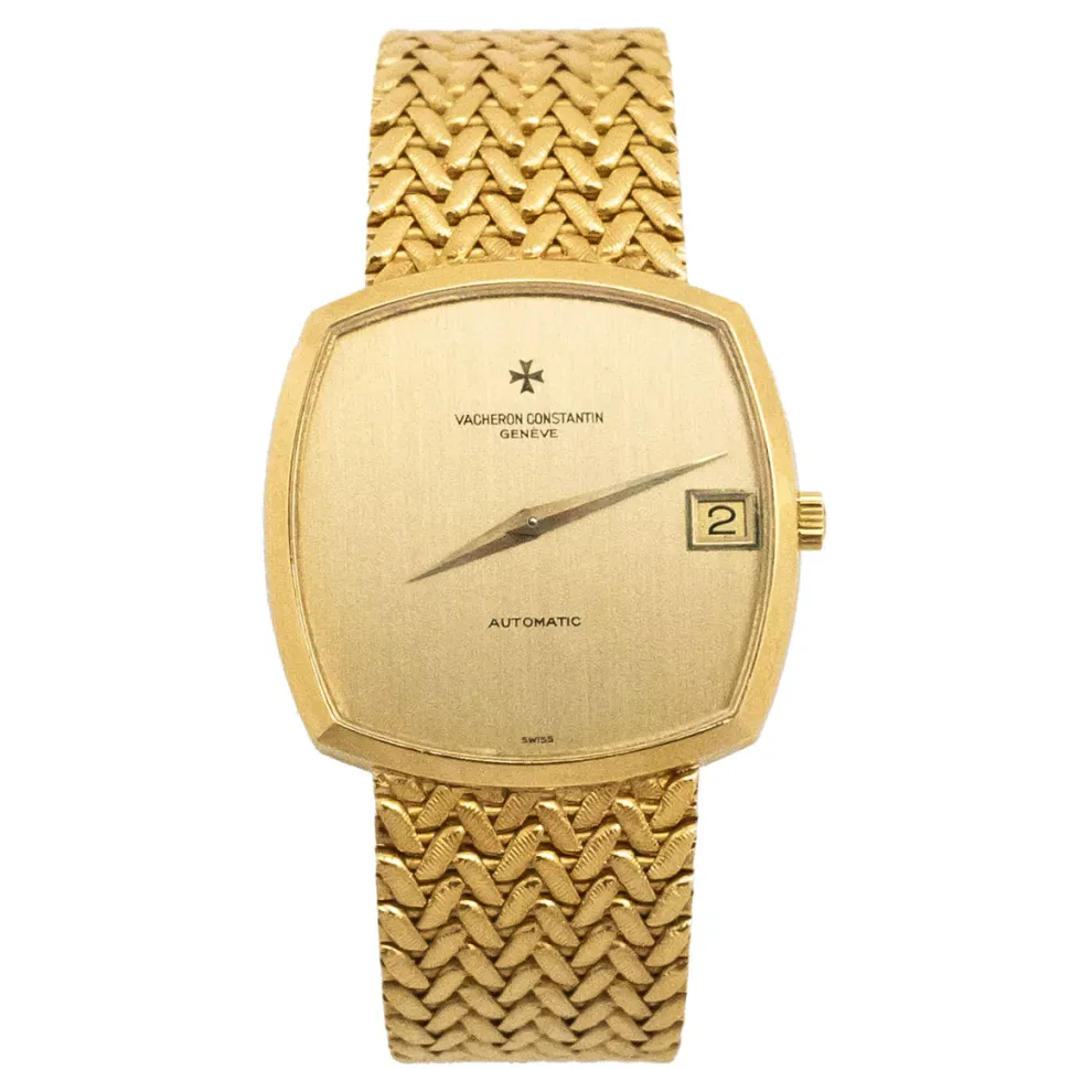 Vacheron Constantin Rare Yellow Gold Date Golden Dial 1985 - 537821