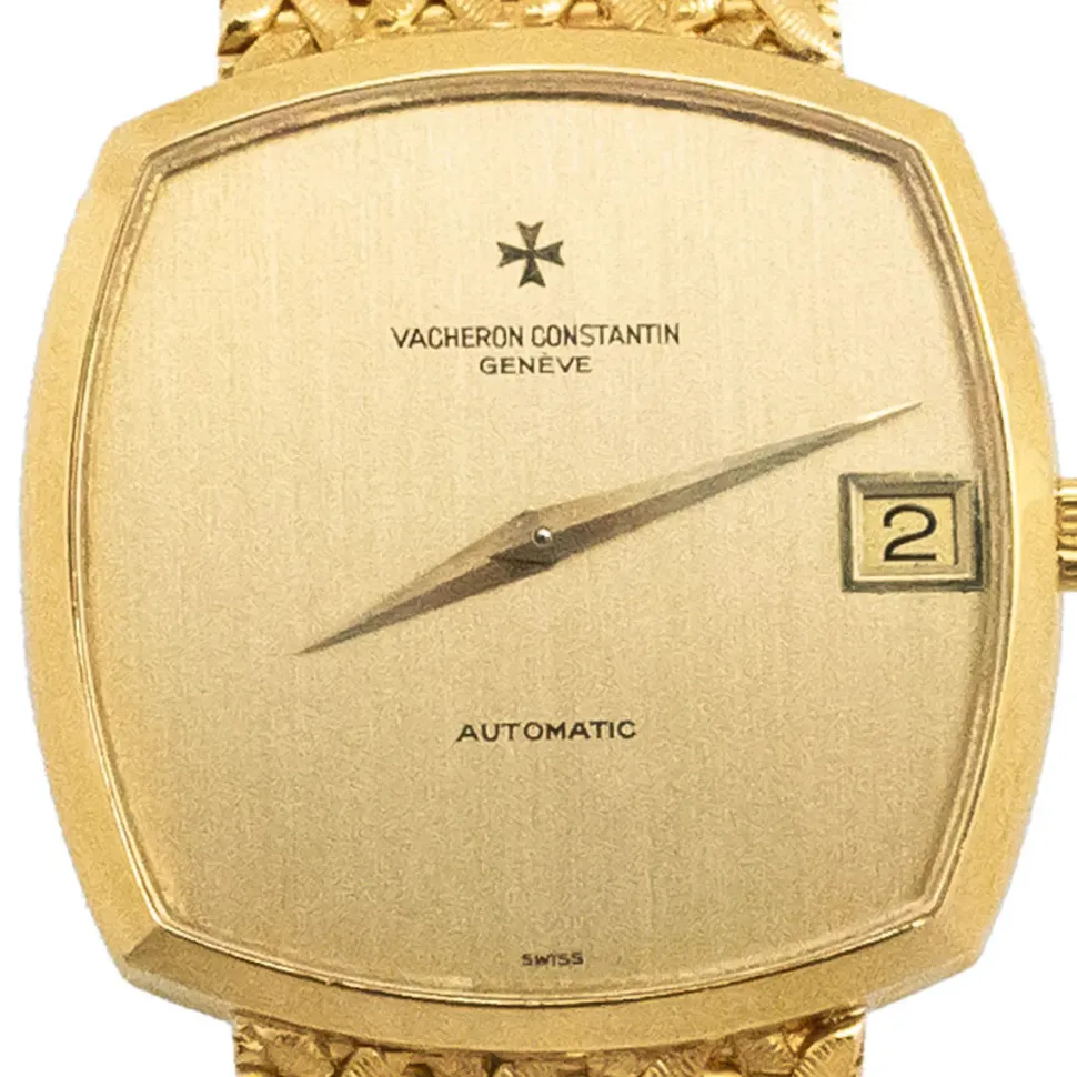 Vacheron Constantin Rare Yellow Gold Date Golden Dial 1985 - 537821