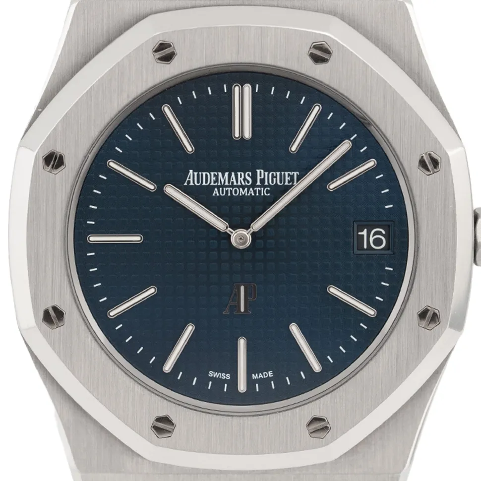 Audemars Piguet Royal Oak Jumbo Ultra Thin Blue Dial 2014 - 15202ST.OO.1240ST.01.A