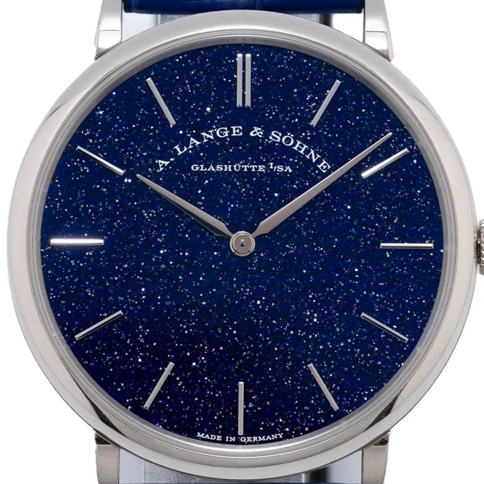 A. Lange & Söhne Saxonia Thin White Gold Aventurine Dial 2019 - 205.086