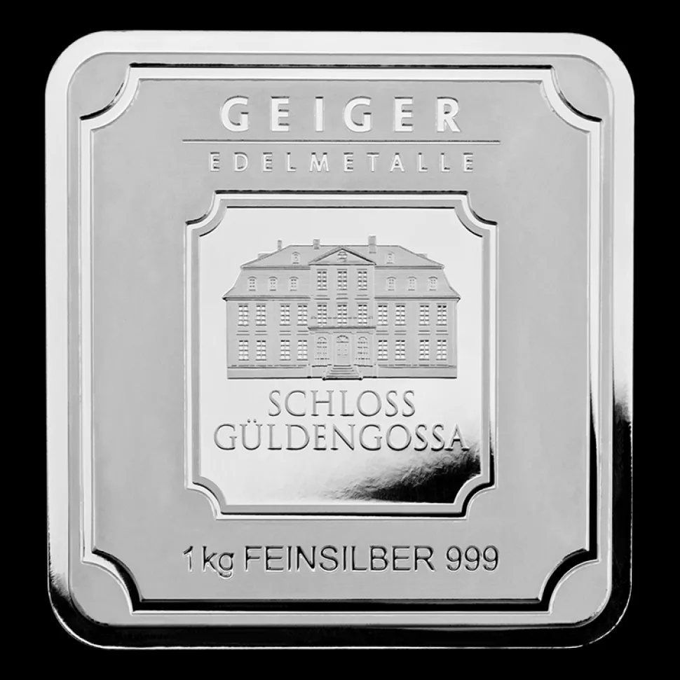 Geiger Edelmetalle Silver bars Geiger original - 1 kg .999 square